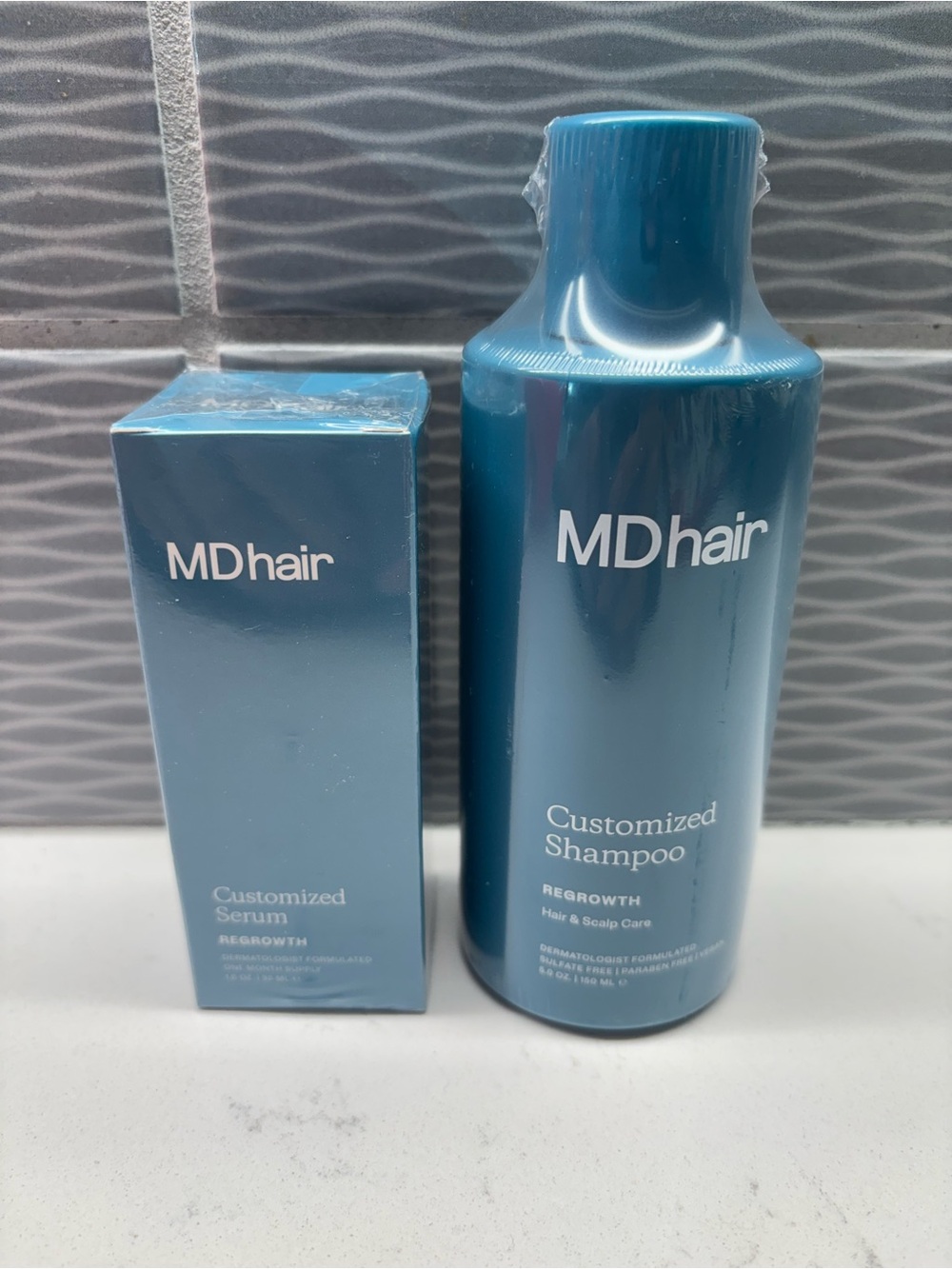 MD Hair Shampoo and Regrowth Serum
